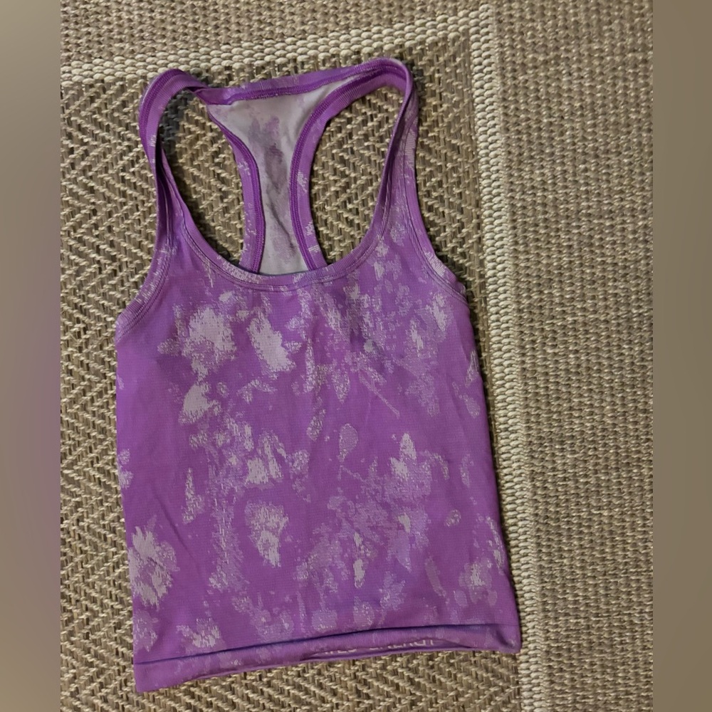 lululemon swiftly tech purple tank